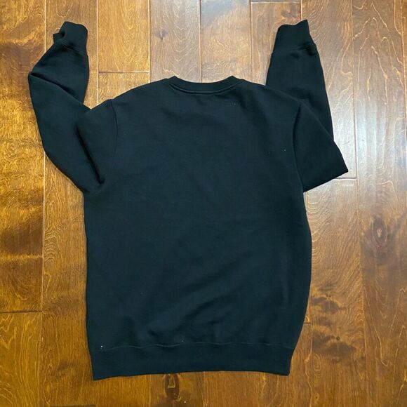 True Religion Fashion For The Senses Crewneck Sweatshirt Black White Mens Medium - Picture 4 of 7